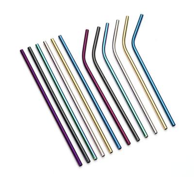 China New Customization Viable Cylindrical Listing 304 Stainless Steel Metal Straws for sale