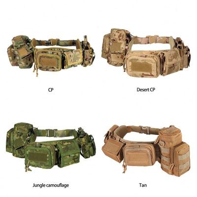 China Hunting/Combat Tactical/Training MOLLE Comfortable Belt Hunting Heavy Duty Tactical Battle Belt with Pockets Pouches for sale