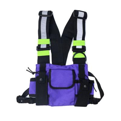 China New Letter Water Proof Chest Bag Tactical Belt Bag Presbyopic Functional Vest Bag for sale