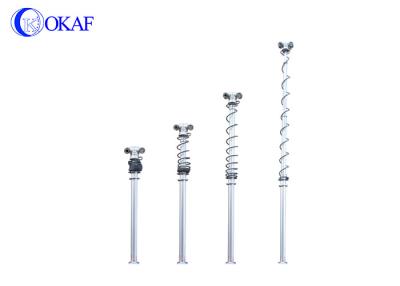 中国 Aluminum Alloy Night Scan Light Tower Telescopic Camera With Light IP66 販売のため