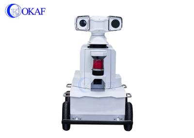 中国 Temperature Measurement Day and Night Vision Thermal Camera Robot Intelligent Security Inspection Patrol Robot 販売のため