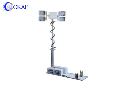 중국 이동할 수 있는 LED 밤 검사 등대, 1.8m 차량에 의하여 거치되는 등대 돛대 판매용