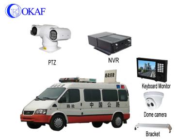 Cina Sistema legale completo di scossa anti- HD 1080P del sistema della macchina fotografica del veicolo PTZ di sicurezza del veicolo in vendita