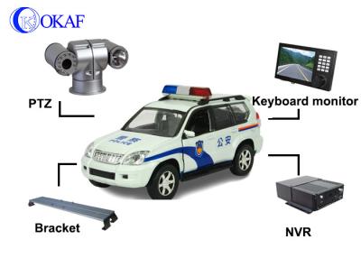 China Op een voertuig gemonteerde Thermische Camera PTZ Auto het Volgen IP66 Hoge Intensiteitslossing Te koop