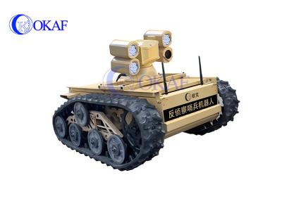 China Tracked Chassis Robot Intelligent AI PTZ camera Security Robot patrol for sale