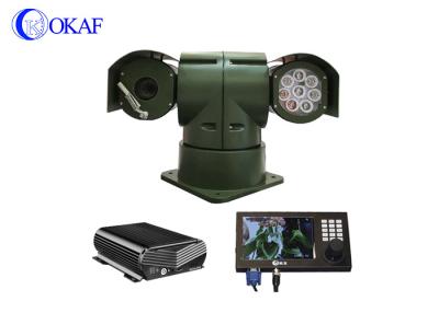 China Fahrzeug RS485 brachte Militär-PTZ-Kamera 2.0MP 20x 25W an zu verkaufen