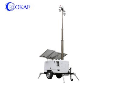 Китай Мобильные камеры поляка HD 1080P PTZ рангоута 400Ah положения 9m GPS Sentry телескопичные продается