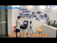 Mobile Battery 4G PTZ Camera HD 1080P IP Security With Suitcase