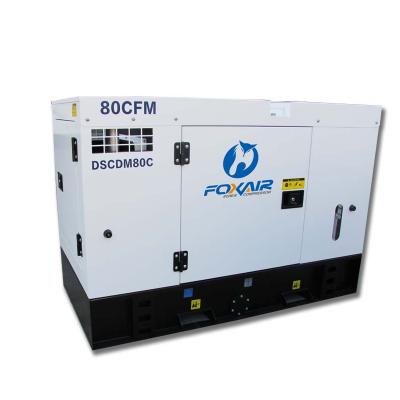 China 80CFM Diesel Screw Air Compressor 3m3/min 8bar, 80CFM Screw Air Compressor, diesel air compressor for sale