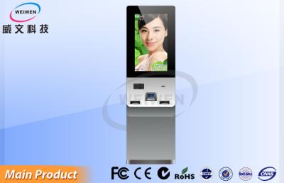 China Terminal de servicio multi androide del uno mismo de la pantalla táctil 22 pulgadas para definición de la cola 1080p del banco la alta en venta