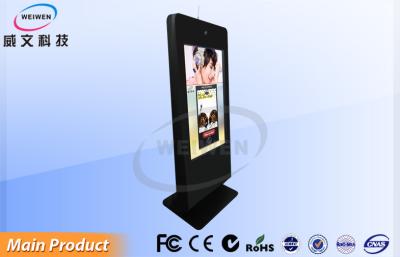 China Pedestal LED Touch Screen Kiosk Android 4.2 / Windows 7 With Camera And Printer for sale