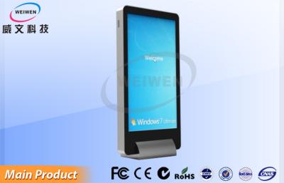 China Centro comercial señalización sola de 55 de la pulgada Digitaces del soporte multi de la lengua, pantalla vertical en venta