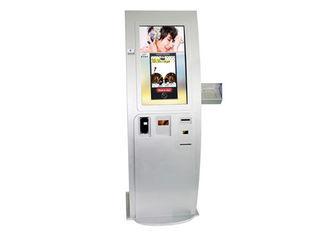 China Exhibition Free Standing Touch Screen Photo Booth Kiosk For 42