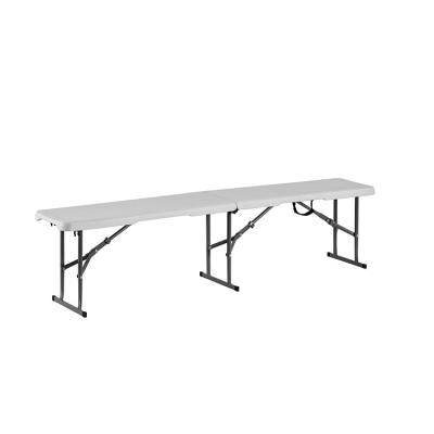 China Luxury Outdoor Indoor Plastic Portable Picnic Dining Table Coffee Table Camping Picnic Folding Table Bench Set SMHQ06 for sale