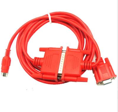 China SC09 red cable rs232 FX red PLC programming data cable and a serial PLC serial port cable SC-09 SC09 for sale