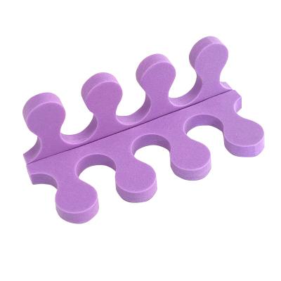 China Eco-friendly Factory Soft EVA Sponge Silicone Finger Toe Separators For Pedicure for sale