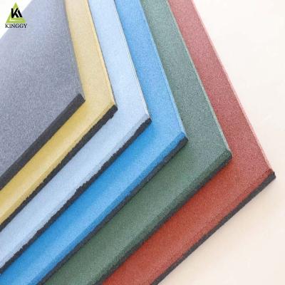 China High Quality Waterproof Outdoor Playground Rubber Tiles Non-Toxic Rubber Mat For Outdoor Kindergarten Playground Flooring for sale