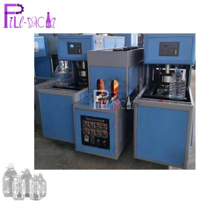 China Máquina de moldagem por sopro PET semi automática 1 cavidade 2 sopradores + 1 aquecedor / equipamento de sopro de garrafas para 5 - 10L à venda