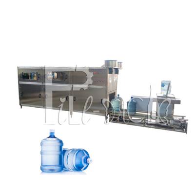 China Máquina de embotellado pura del agua del PLC 300BPH 18.9L resistente a la corrosión en venta