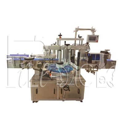 China SUS304 40m/Min Flat Bottle Labeling Machine, quadratischer Flaschen-Aufkleber-Applikator zu verkaufen