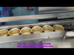 1961 O49 Disposable Bird‘s Nest Bowl Single Head Vacuum Nitrogen Filling Sealing Machine