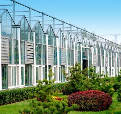 China Multi Span Agricultural Glass Greenhouse ISO9001 Available: 2015 for sale