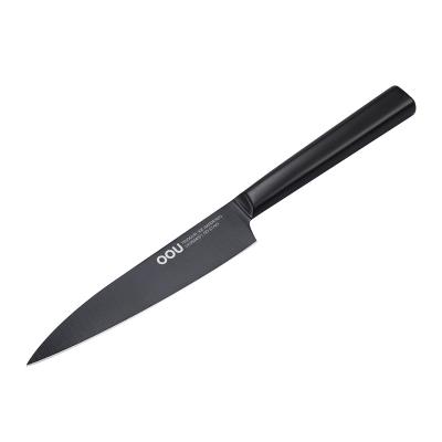 China OOU Brand Sustainable Drop Shipping BO OPD Antioxidant Camping Portable 5inch Mini Fruit Cutting Salad Cleaver 3CR Knife for sale