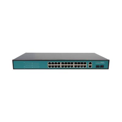 China CCTV Monitoring OEM IEEE 802.3 af/at/bt 100/1000M 4 8 16 24 Port Gigabit CCTV Network Ethernet Gigabit PoE Switches 48v for sale