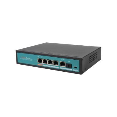 China 4+2 POE Port 10/100/1000mbps Port Ethernet Switch Network RJ45 SFP Gigabit Unmanaged Switch Unmanaged for sale