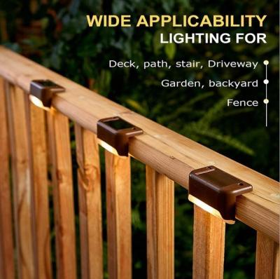 China Garden Led Solar Light, Solar Battery Light, Outdoor Garden Fence Backyard Step Deck Lights Waterproof Solar Power Charging for sale