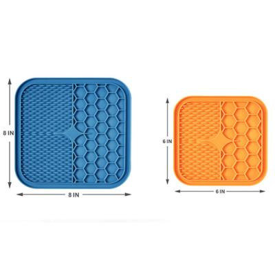 China Automatic Silicone Dog Licking Pad For Distracting Attention And Easy For Dog Bath Sucker Licking Pad for sale