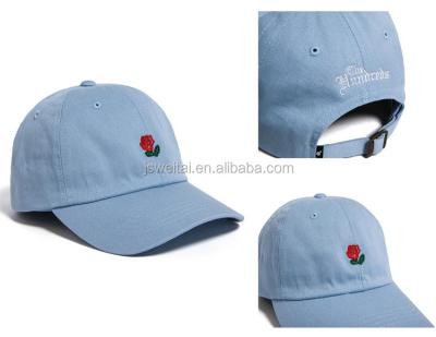 China 2018 JOINT 100%cotton dad hat style sky blue embroidery fashionable hats and hats for sale