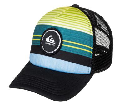 China Low MOQ COMMON Sublimation Printing Custom Logo Woven Patch Trucker Hat for sale