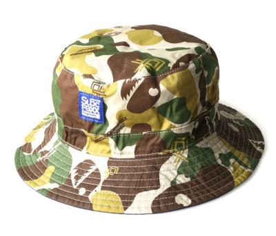 China Low MOQ 100%polyester Custom Sublimation Character Printed Patterns Bucket Hats for sale