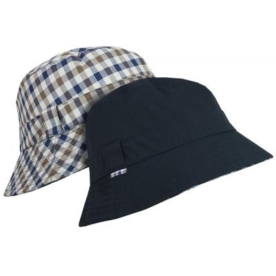 China 2018 New Fashion Character Plaid Reversible Custom Plaid Bucket Hats for sale