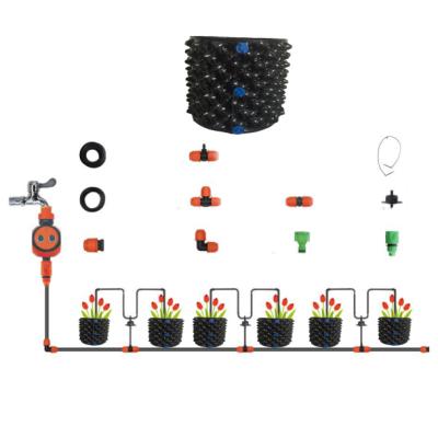 China Eco-Friendly Automatic Micro Irrigation Kits With Air Pruning Pots Distribution Tubing Hose Suit For Garden Greenhouse Flower Bed Patio Lawn for sale