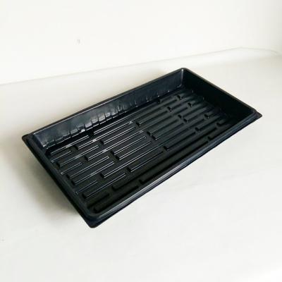 China Durable Durable Reusable Plastic 1020 Grow Tray Good Quality Cheap Price Flat Seed Germination Tray For Family for sale