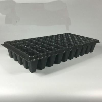 China Tree Seed Tray Deep Plant Tray 50 Cell HIPS Plant Pot Tree Growing Material Trays for sale