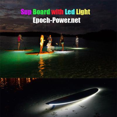 China Unisex Light Up Your SUP Paddle Board With LED Lights / LED Light Surfboard / SUP Board for sale