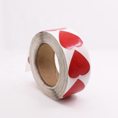 China DRAGON GUARD 8.2mhz Anti Theft 46*47 Adhesive Sticker Retail Store/Heart Shape Red Sticker Shoes Store for sale