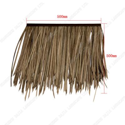 China Easy To Install Free Sample Good Design Artificial Synthetic Thatch Roof for sale