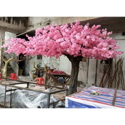 China Durable Artificial Cherry Blossom Tree Simulation Indoor And Outdoor Decorative Plant for sale