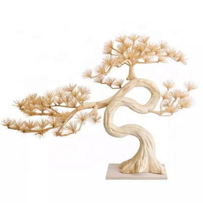 China Indoor Home Decoration Small Cypress Nature Artificial Pine Trees for sale