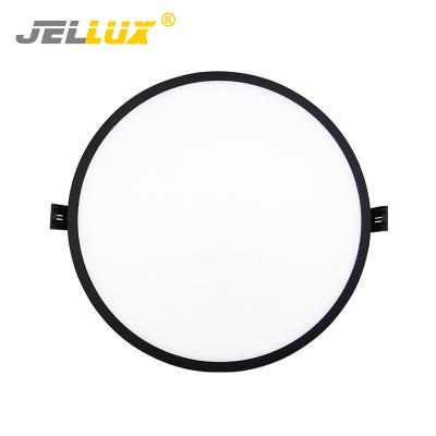 China New Arrival Modern Product 3 Years Warantey Round Black LED Panel Slim Ceiling Light for sale