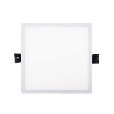 China Modern Manufactures IP44 Front 8W White Square Plastic LED Lamp Panel Light for sale