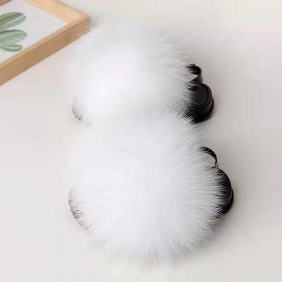 China Insulative Factory Direct Wholesale Baby Fur Slippers Fur Slides For Kids With Strap Kids Fluffy Fur Slides for sale