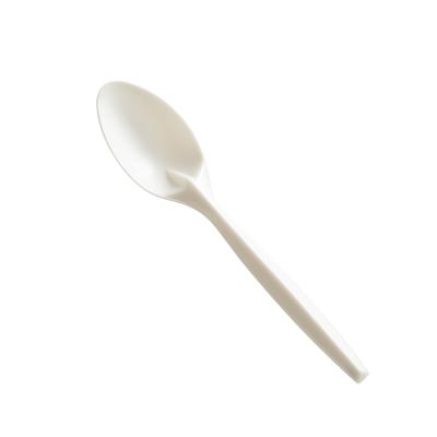 China Cornstarch Plastic Biodegradable Disposable Utensil Compostable Tableware Serving Spoon Set Utensils for sale