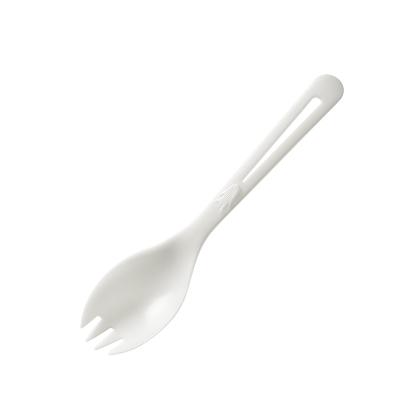 China Promotion 15%off Biodegradable Hotel Cutlery Set Plastic Cornstarch Spoon for sale