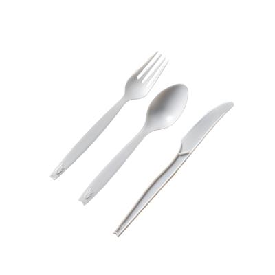 China 100 Each Dining Forks Spoons And Knives Bulk Pack Disposable Plastic Cutlery for sale