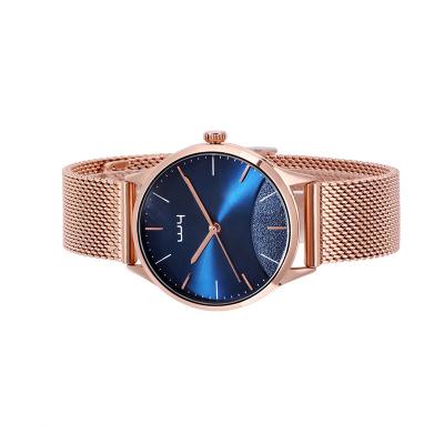 China Madame Watch Private Label Band Luxury Women's Unspecific Minimalist Wrist Watch Rose Gold Stainless Steel Mesh for sale